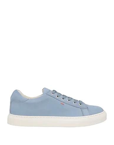 Light blue Leather Sneakers
