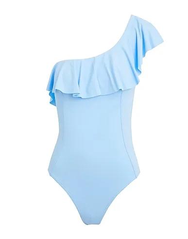 Light blue One-piece swimsuits ONE PIECE SWIMSUIT
