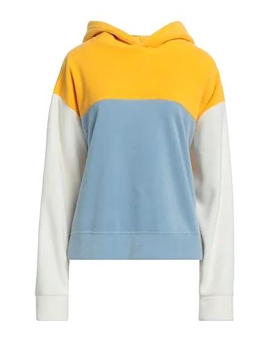 Light blue Pile Hooded sweatshirt