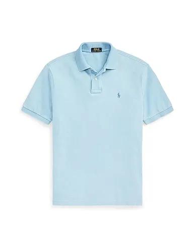 Light blue Piqué Polo shirt