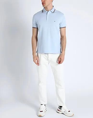 Light blue Piqué Polo shirt