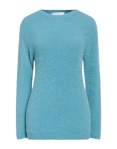 Light blue Velour Sweater