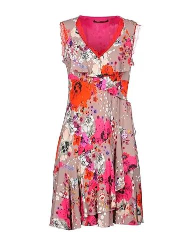 Light brown Crêpe Short dress