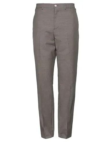 Light brown Flannel Casual pants