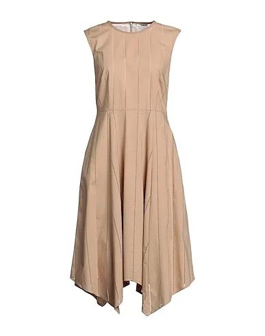 Light brown Jersey Midi dress