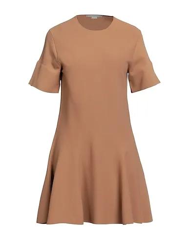 Light brown Jersey Short dress