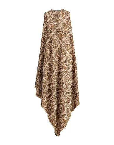 Light brown Knitted Midi dress