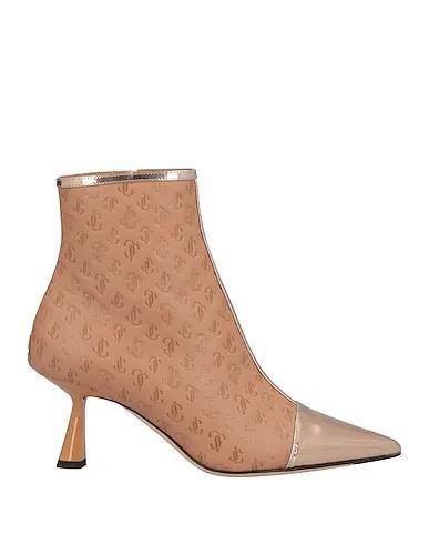 Light brown Leather Ankle boot