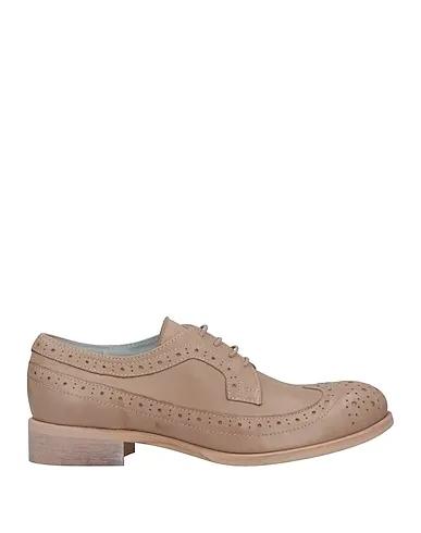 Light brown Leather Laced shoes