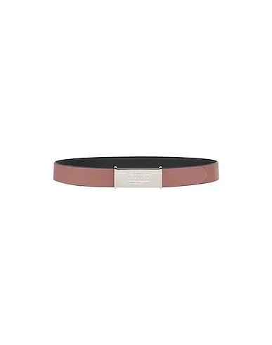 Light brown Leather Regular belt
