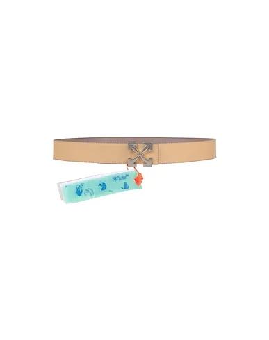 Light brown Leather Regular belt