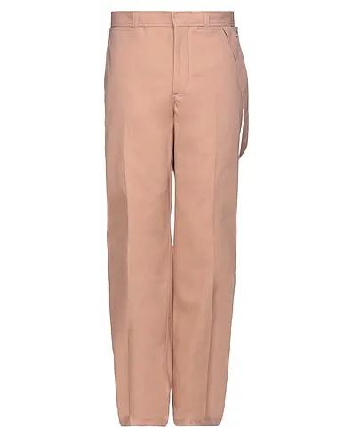 Light brown Plain weave Casual pants