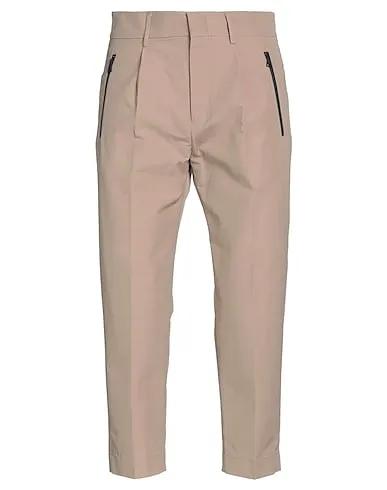 Light brown Plain weave Cropped pants & culottes