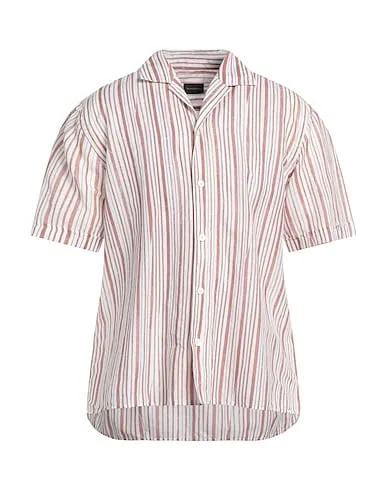 Light brown Plain weave Linen shirt