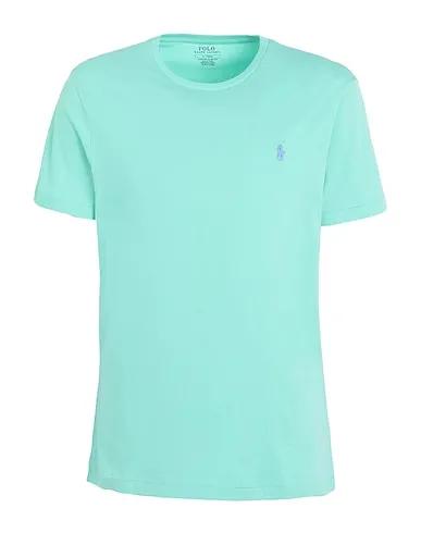 Light green Basic T-shirt CUSTOM SLIM FIT JERSEY CREWNECK T-SHIRT