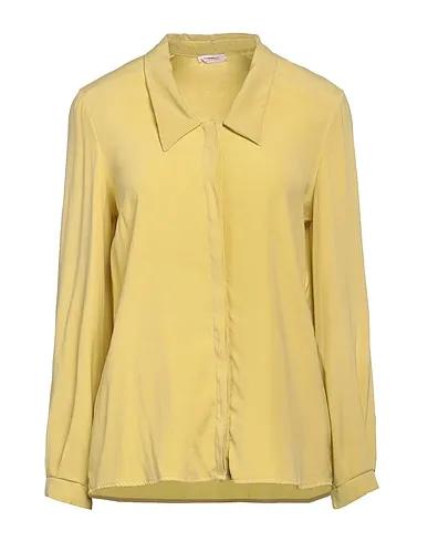 Light green Cady Solid color shirts & blouses