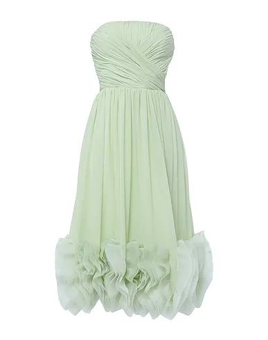 Light green Chiffon Midi dress