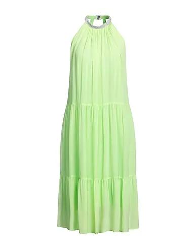 Light green Chiffon Midi dress