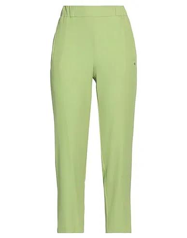 Light green Crêpe Casual pants