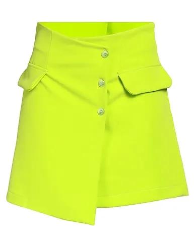 Light green Crêpe Mini skirt