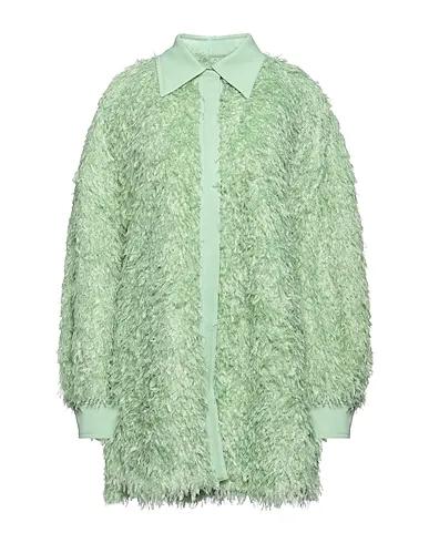 Light green Gabardine Full-length jacket