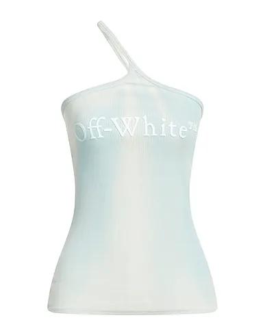 Light green Jersey One-shoulder top