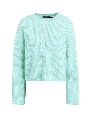 Light green Knitted Sweater VMSAYLA LS O-NECK BLOUSE BOO