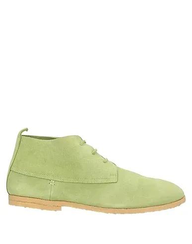 Light green Leather Boots