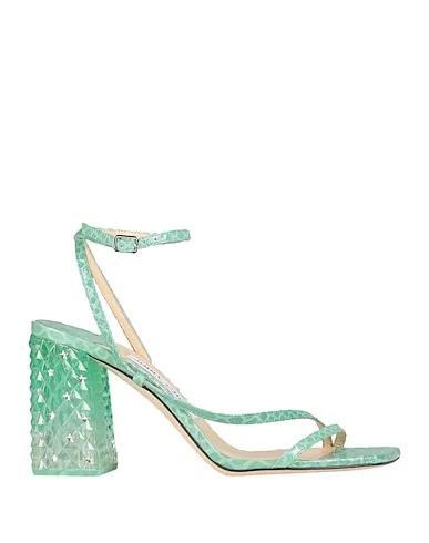 Light green Leather Sandals