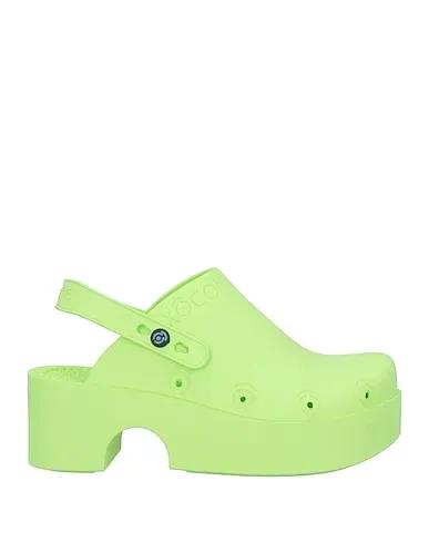 Light green Mules and clogs