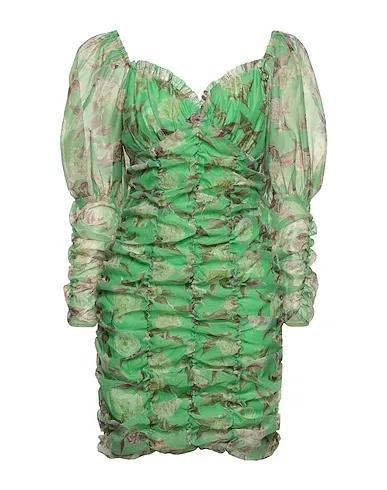 Light green Organza Short dress