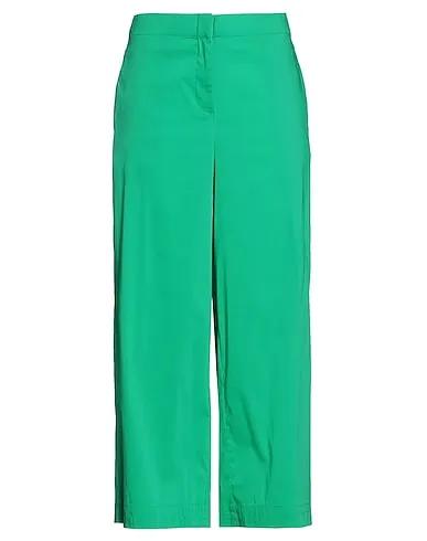 Light green Poplin Casual pants