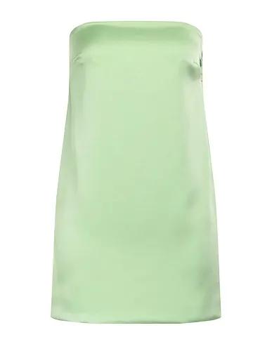Light green Satin Short dress