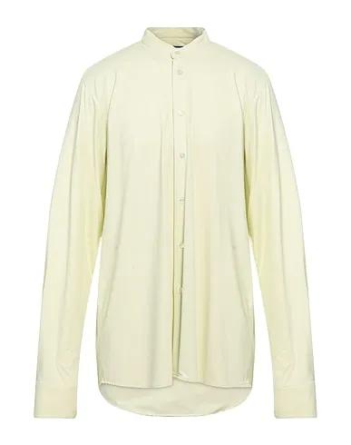 Light green Synthetic fabric Solid color shirt