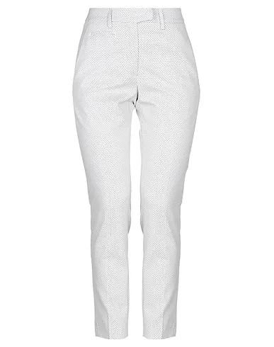 Light grey Brocade Casual pants
