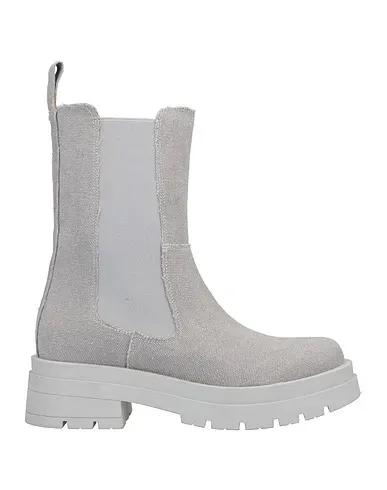Light grey Canvas Ankle boot