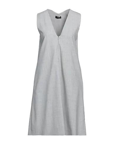 Light grey Cool wool Short dress