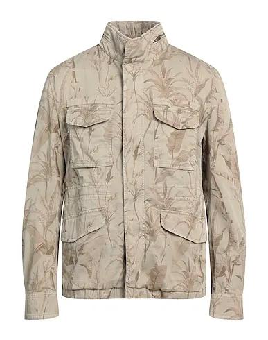 Light grey Cotton twill Jacket