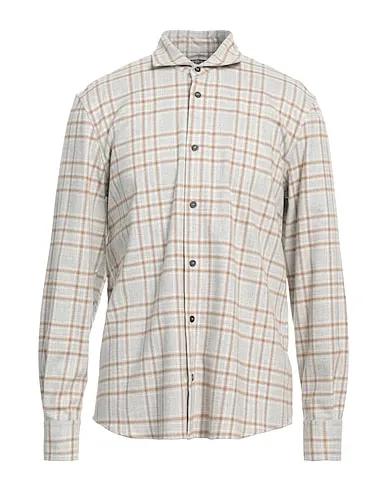 Light grey Flannel Checked shirt