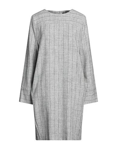 Light grey Flannel Midi dress