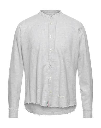 Light grey Flannel Patterned shirt