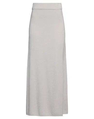 Light grey Knitted Maxi Skirts