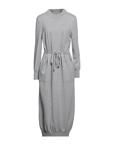 Light grey Knitted Midi dress