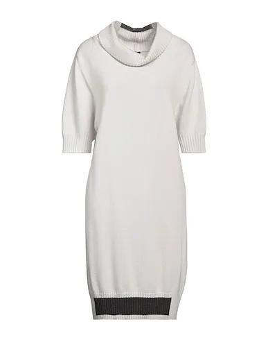 Light grey Knitted Short dress