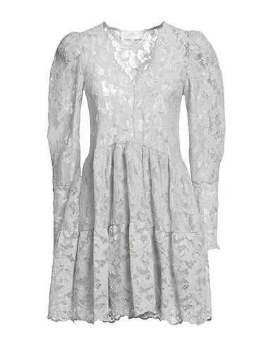 Light grey Lace Short dress