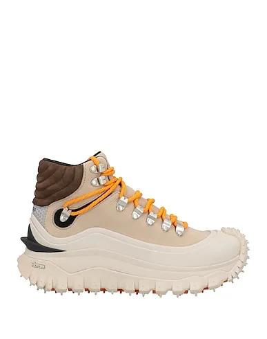 Light grey Leather Ankle boot