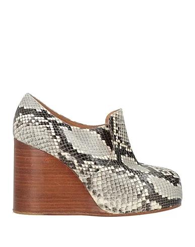 Light grey Leather Loafers