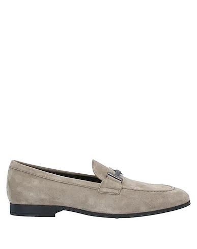 Light grey Leather Loafers