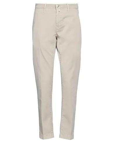 Light grey Piqué Casual pants