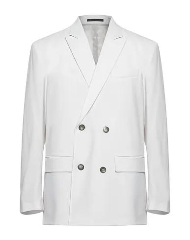 Light grey Plain weave Blazer